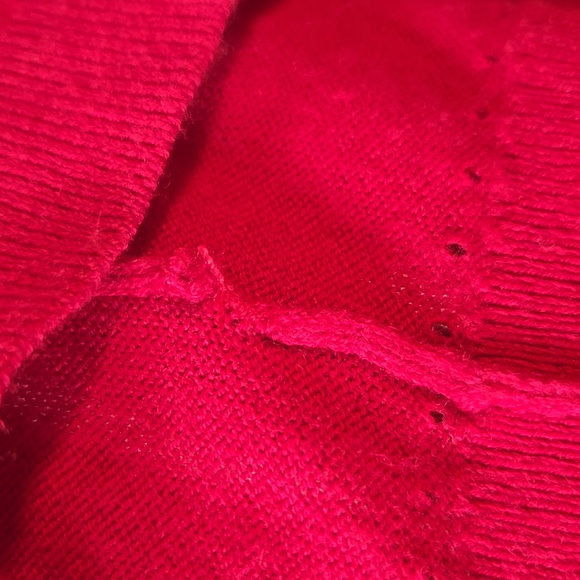 Kate Spade red cardigan with bow details - Picture 14 of 14